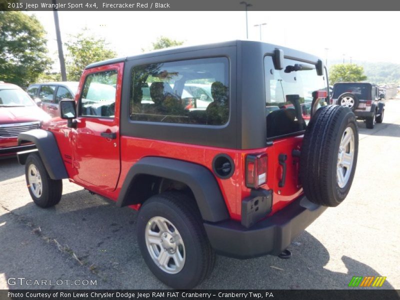 Firecracker Red / Black 2015 Jeep Wrangler Sport 4x4