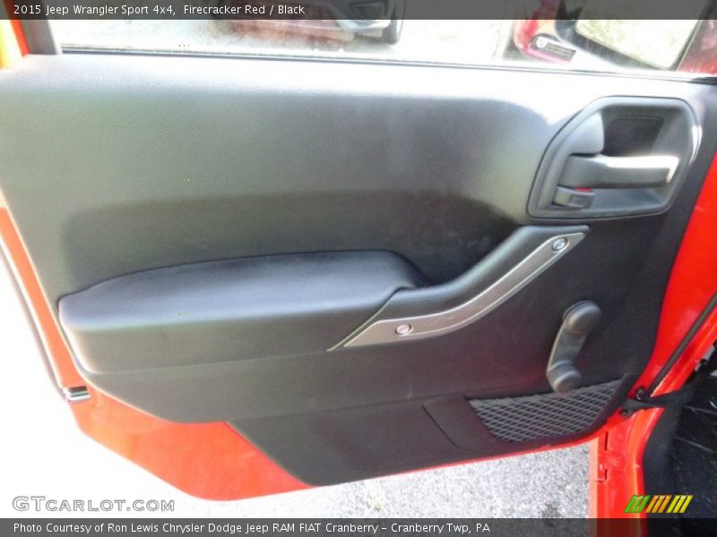 Firecracker Red / Black 2015 Jeep Wrangler Sport 4x4