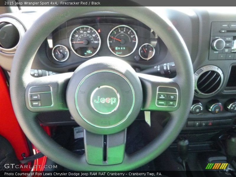 Firecracker Red / Black 2015 Jeep Wrangler Sport 4x4