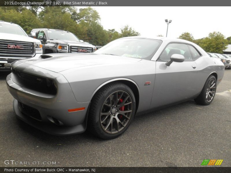 Billet Silver Metallic / Black 2015 Dodge Challenger SRT 392