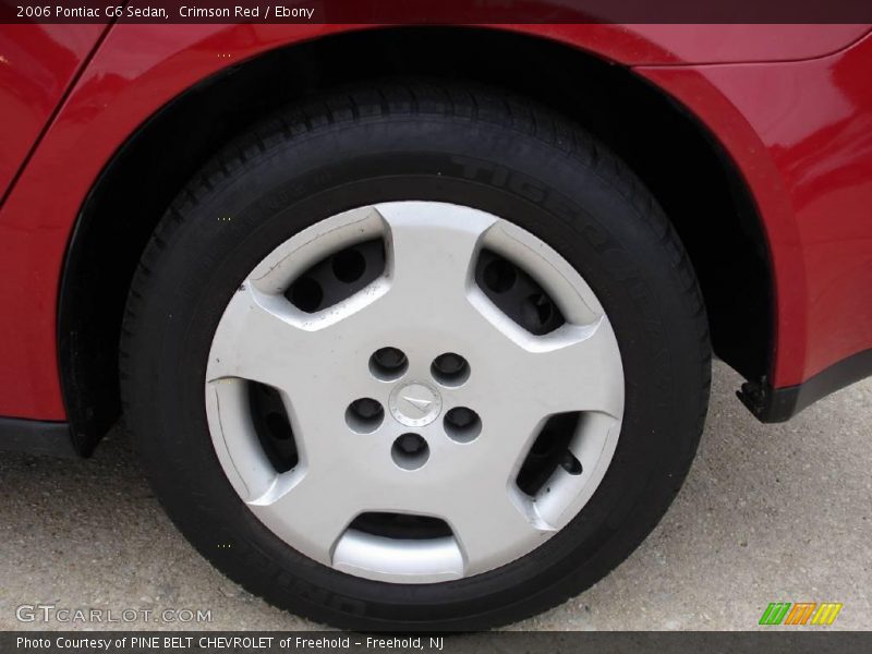 Crimson Red / Ebony 2006 Pontiac G6 Sedan