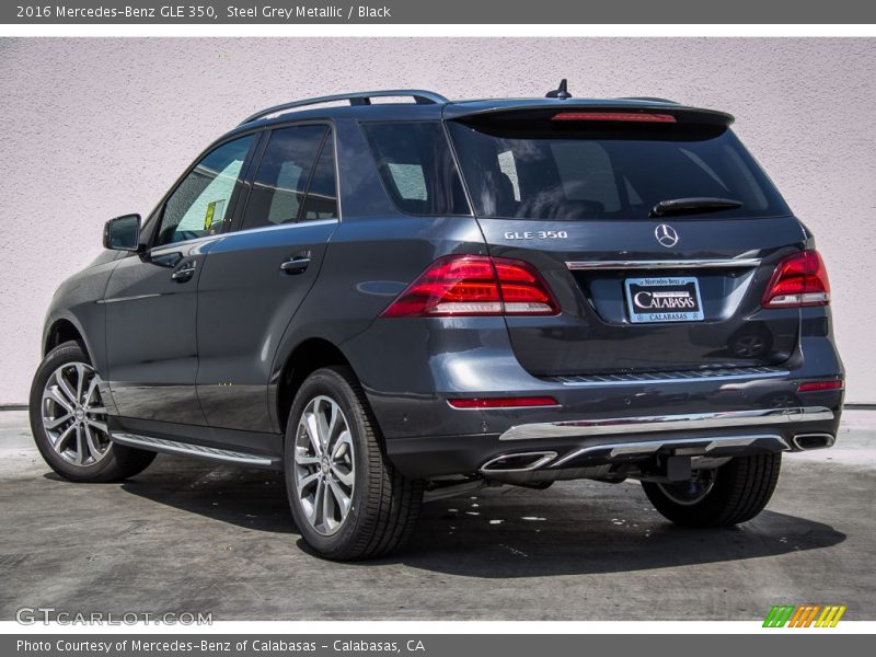 Steel Grey Metallic / Black 2016 Mercedes-Benz GLE 350