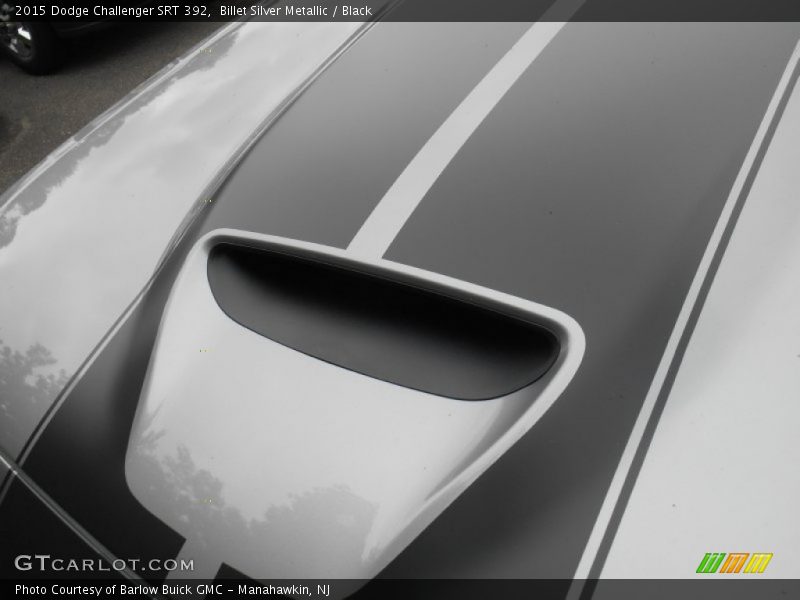 Billet Silver Metallic / Black 2015 Dodge Challenger SRT 392