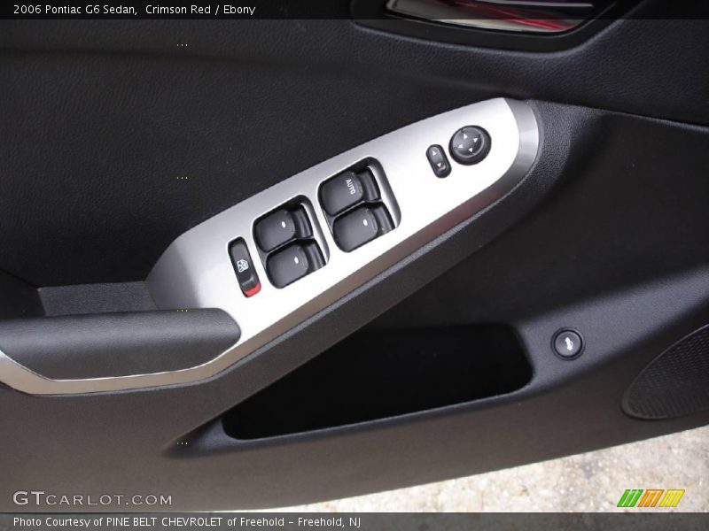Crimson Red / Ebony 2006 Pontiac G6 Sedan