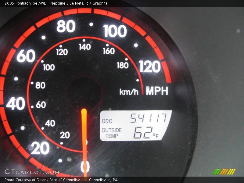 Neptune Blue Metallic / Graphite 2005 Pontiac Vibe AWD