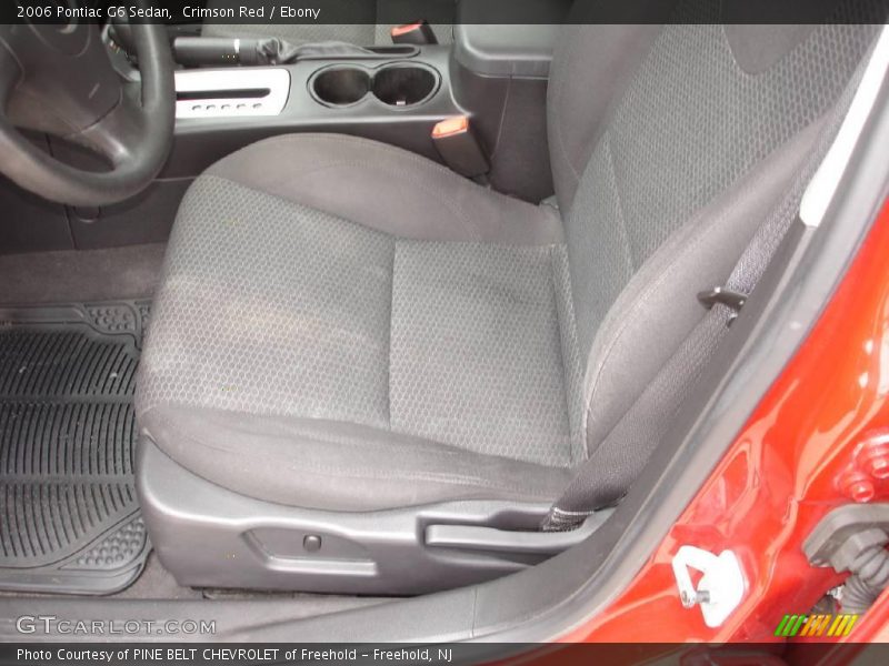Crimson Red / Ebony 2006 Pontiac G6 Sedan