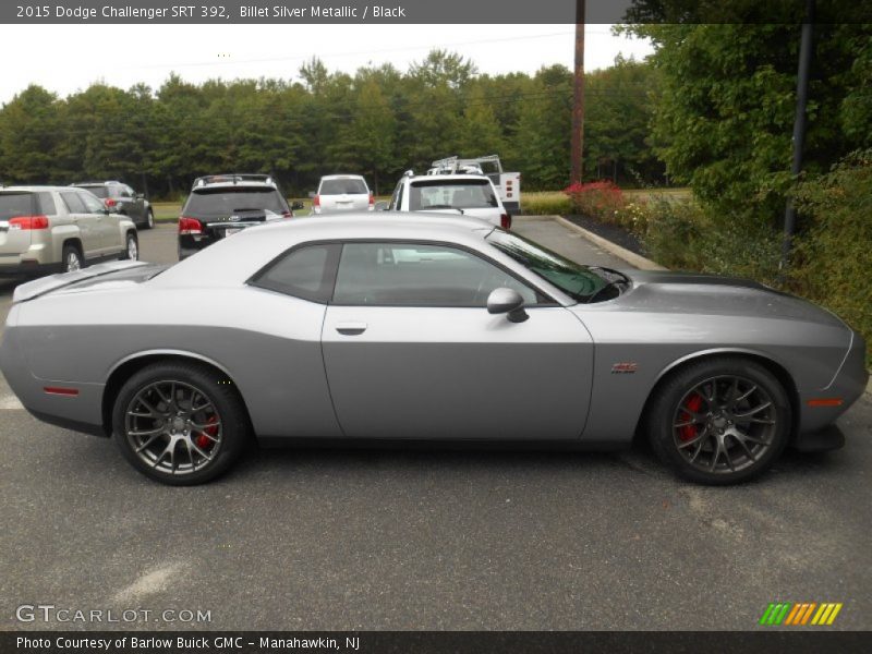 Billet Silver Metallic / Black 2015 Dodge Challenger SRT 392