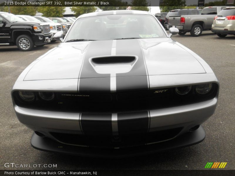 Billet Silver Metallic / Black 2015 Dodge Challenger SRT 392