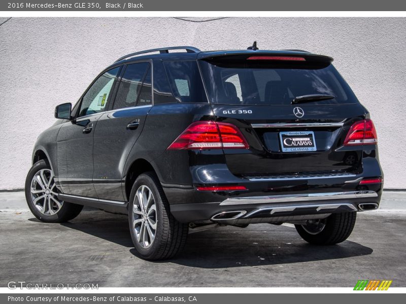 Black / Black 2016 Mercedes-Benz GLE 350