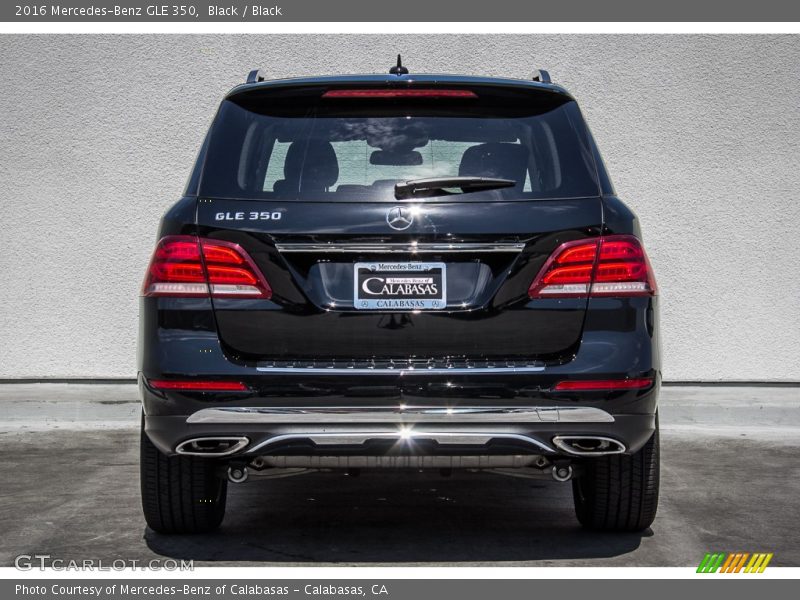 Black / Black 2016 Mercedes-Benz GLE 350