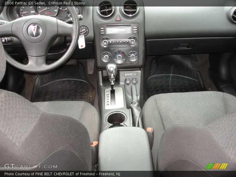 Crimson Red / Ebony 2006 Pontiac G6 Sedan