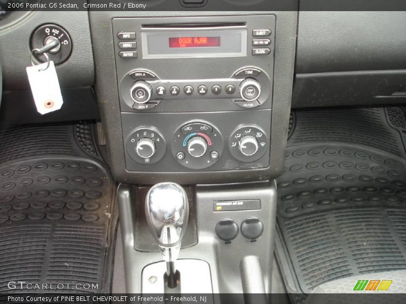 Crimson Red / Ebony 2006 Pontiac G6 Sedan
