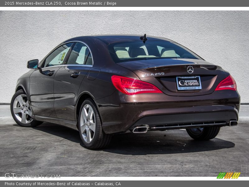 Cocoa Brown Metallic / Beige 2015 Mercedes-Benz CLA 250