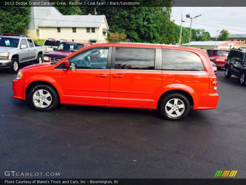 Redline 2 Coat Pearl / Black/Sandstorm 2013 Dodge Grand Caravan Crew
