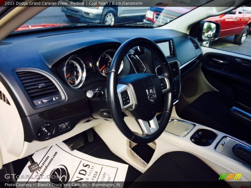 Redline 2 Coat Pearl / Black/Sandstorm 2013 Dodge Grand Caravan Crew