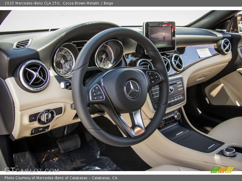 Cocoa Brown Metallic / Beige 2015 Mercedes-Benz CLA 250