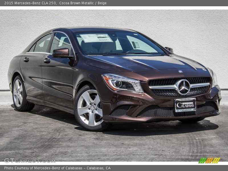 Cocoa Brown Metallic / Beige 2015 Mercedes-Benz CLA 250