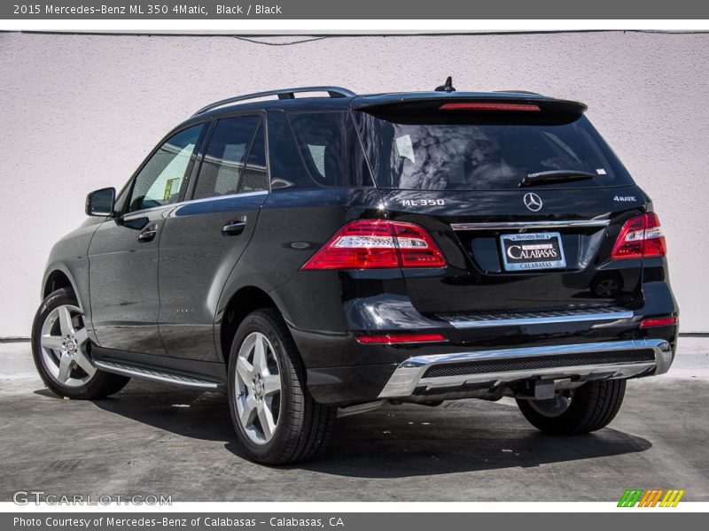 Black / Black 2015 Mercedes-Benz ML 350 4Matic