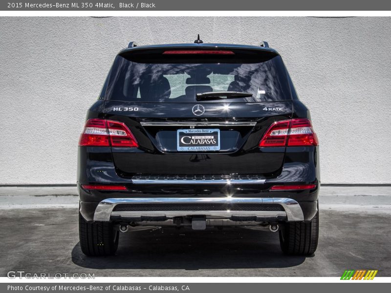 Black / Black 2015 Mercedes-Benz ML 350 4Matic