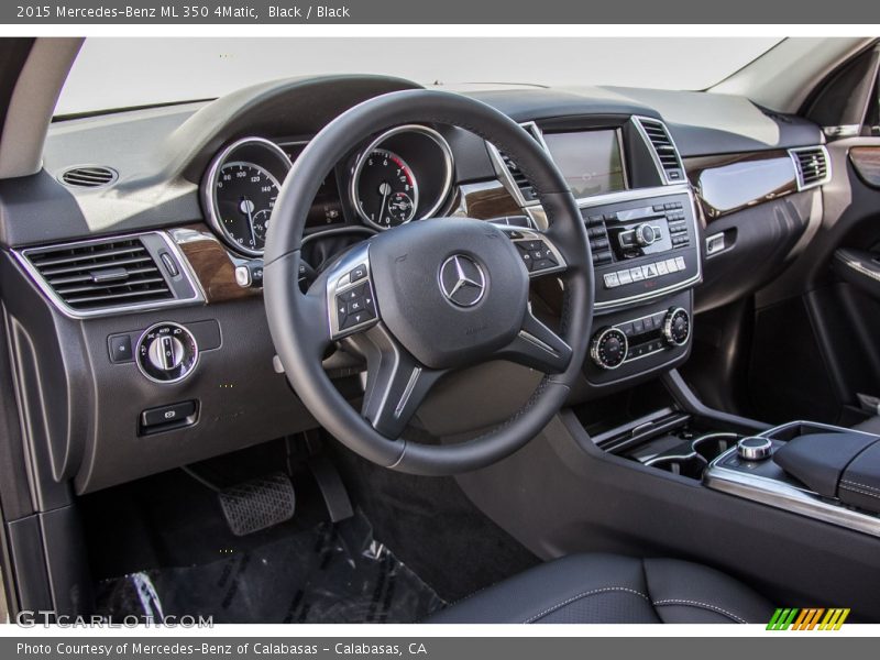 Black / Black 2015 Mercedes-Benz ML 350 4Matic