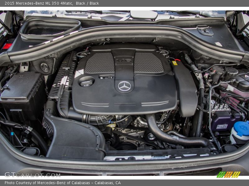 Black / Black 2015 Mercedes-Benz ML 350 4Matic