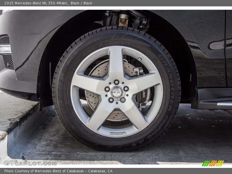 Black / Black 2015 Mercedes-Benz ML 350 4Matic