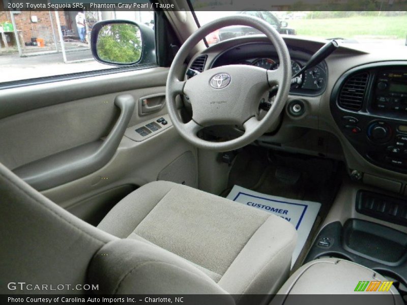 Phantom Gray Pearl / Taupe 2005 Toyota Sequoia SR5