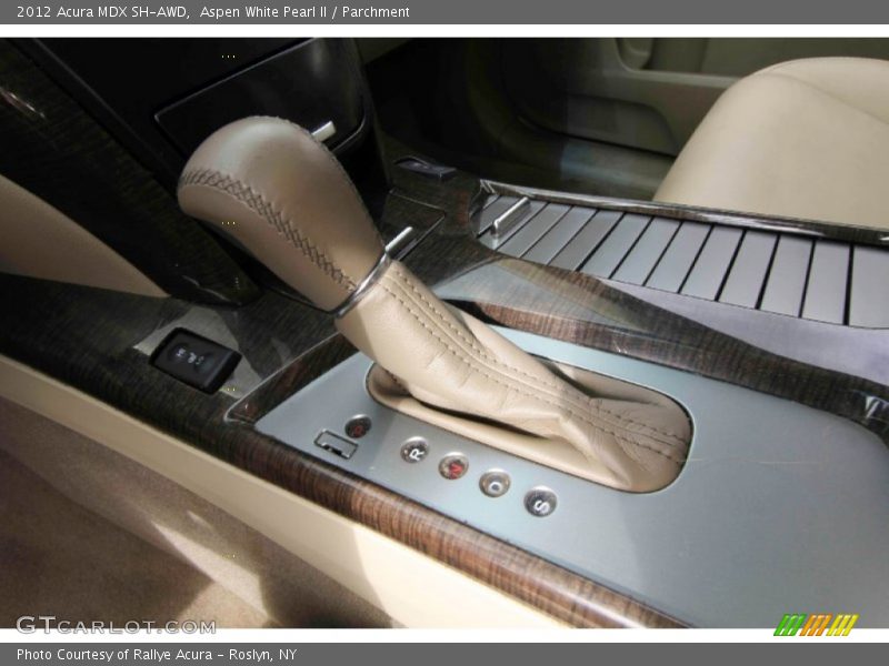 Aspen White Pearl II / Parchment 2012 Acura MDX SH-AWD