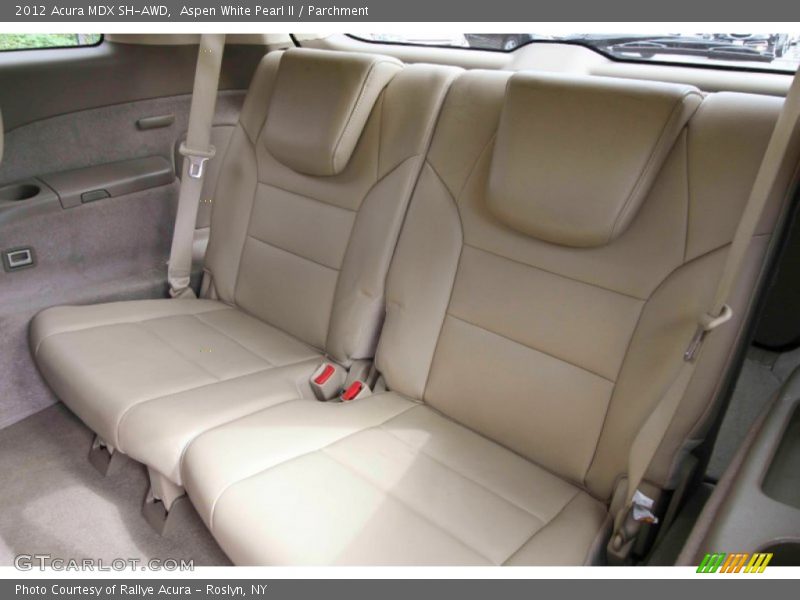 Aspen White Pearl II / Parchment 2012 Acura MDX SH-AWD