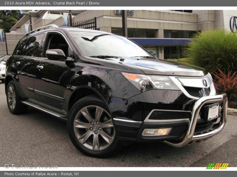 Crystal Black Pearl / Ebony 2010 Acura MDX Advance