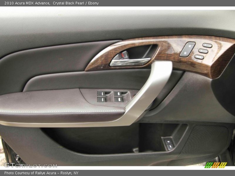 Crystal Black Pearl / Ebony 2010 Acura MDX Advance