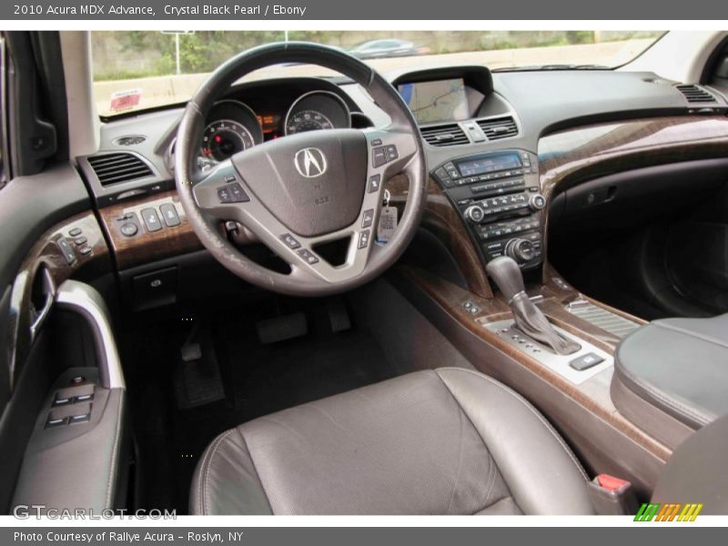 Crystal Black Pearl / Ebony 2010 Acura MDX Advance