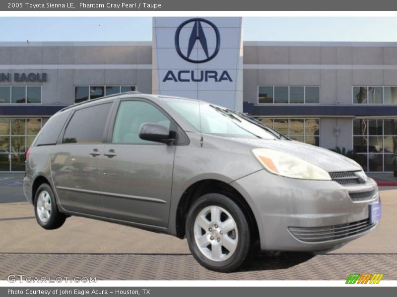 Phantom Gray Pearl / Taupe 2005 Toyota Sienna LE