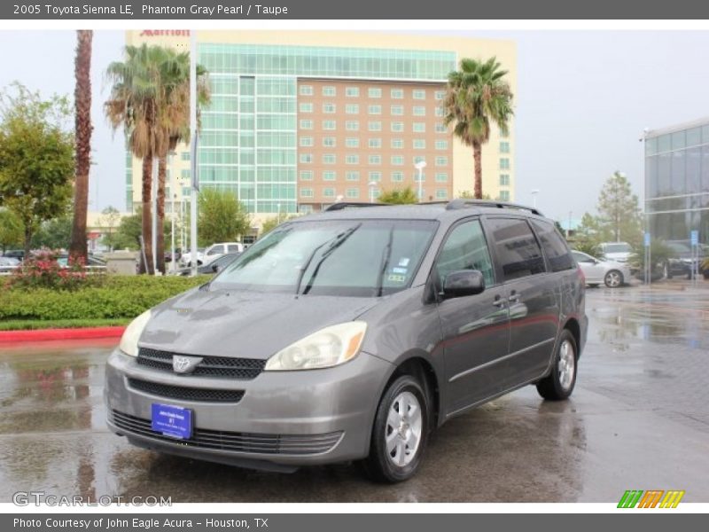 Phantom Gray Pearl / Taupe 2005 Toyota Sienna LE