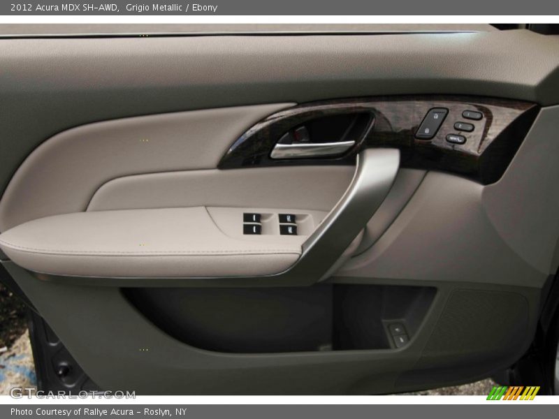 Grigio Metallic / Ebony 2012 Acura MDX SH-AWD