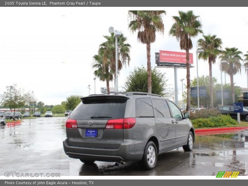 Phantom Gray Pearl / Taupe 2005 Toyota Sienna LE