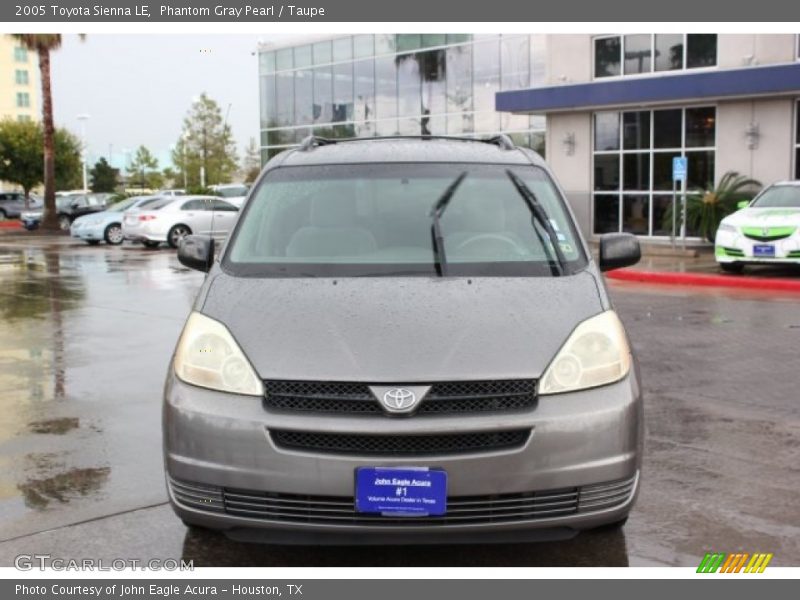 Phantom Gray Pearl / Taupe 2005 Toyota Sienna LE