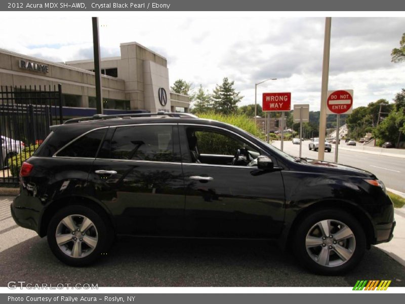 Crystal Black Pearl / Ebony 2012 Acura MDX SH-AWD