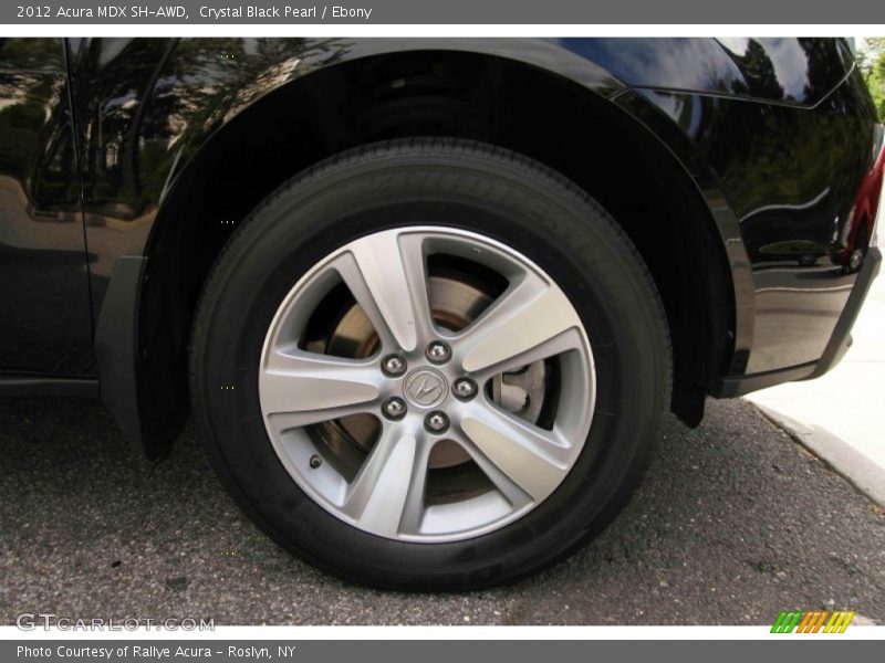 Crystal Black Pearl / Ebony 2012 Acura MDX SH-AWD