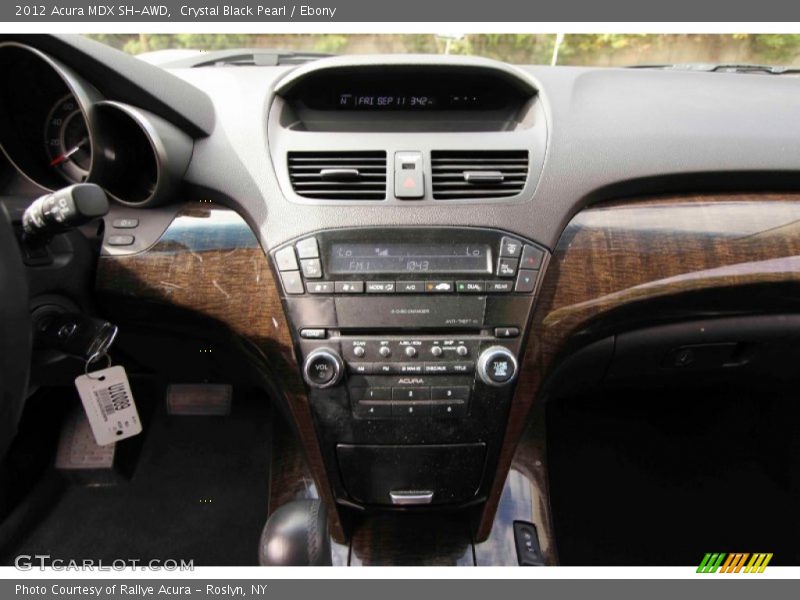 Crystal Black Pearl / Ebony 2012 Acura MDX SH-AWD