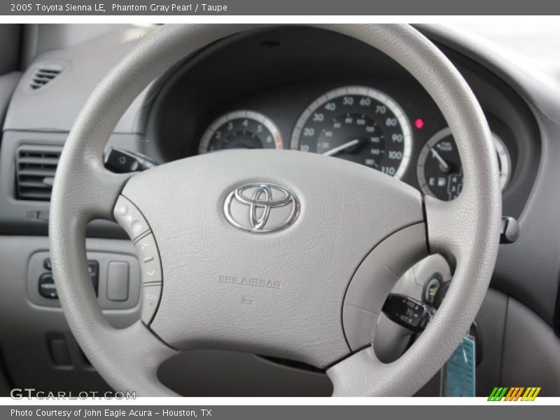 Phantom Gray Pearl / Taupe 2005 Toyota Sienna LE