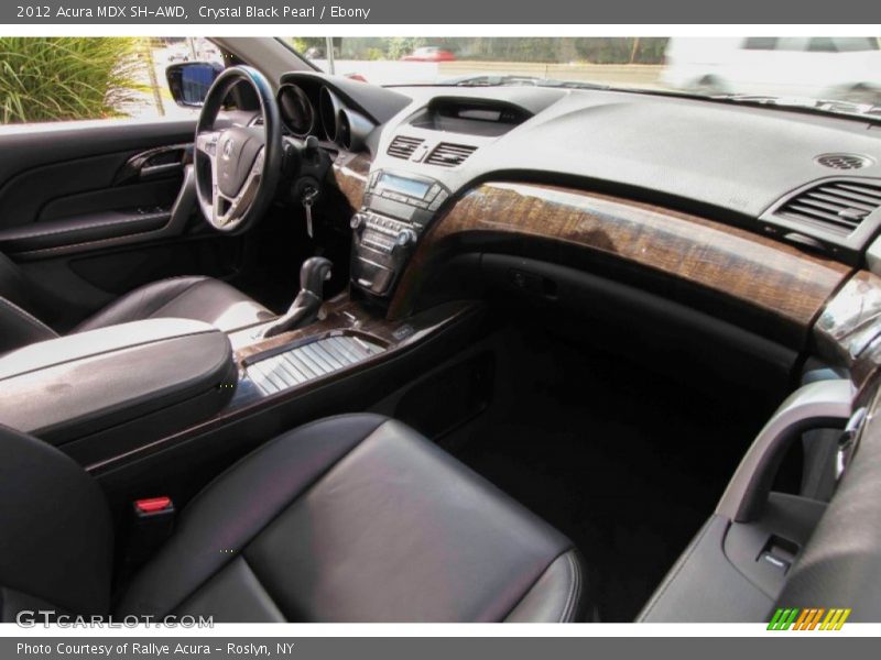 Crystal Black Pearl / Ebony 2012 Acura MDX SH-AWD