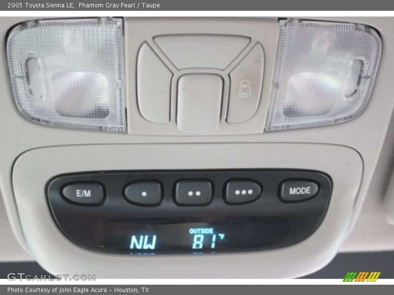 Phantom Gray Pearl / Taupe 2005 Toyota Sienna LE