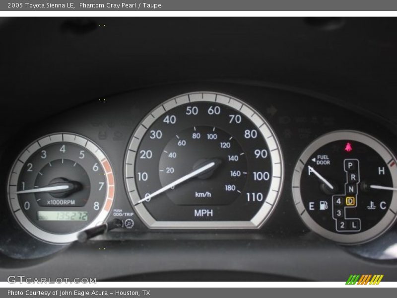 Phantom Gray Pearl / Taupe 2005 Toyota Sienna LE