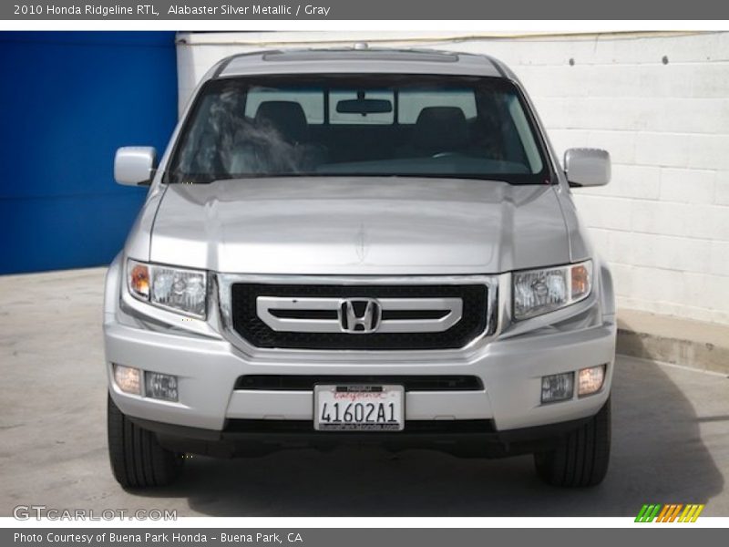 Alabaster Silver Metallic / Gray 2010 Honda Ridgeline RTL