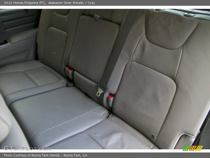 Alabaster Silver Metallic / Gray 2010 Honda Ridgeline RTL