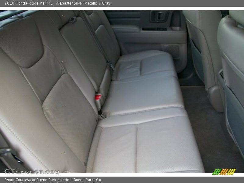 Alabaster Silver Metallic / Gray 2010 Honda Ridgeline RTL