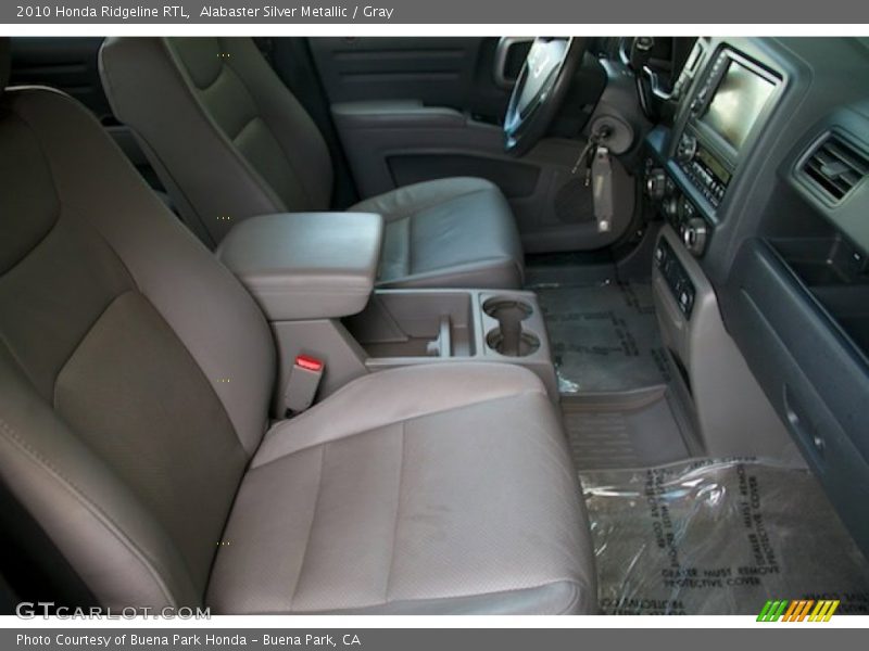 Alabaster Silver Metallic / Gray 2010 Honda Ridgeline RTL