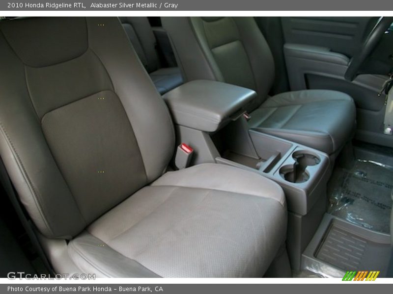 Alabaster Silver Metallic / Gray 2010 Honda Ridgeline RTL