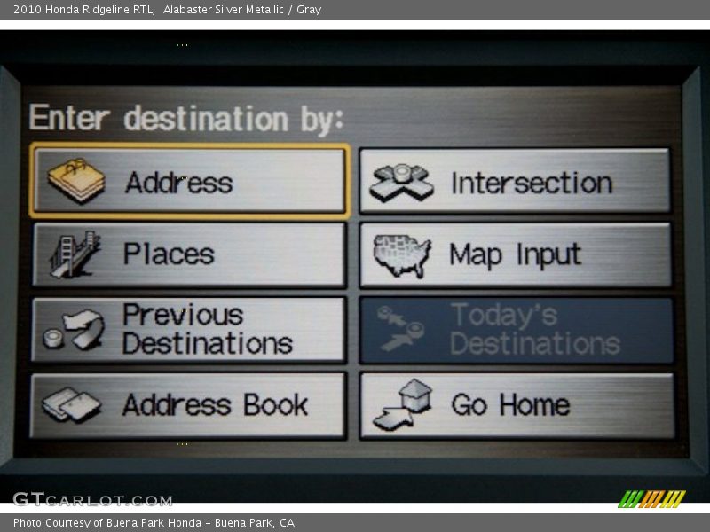 Alabaster Silver Metallic / Gray 2010 Honda Ridgeline RTL